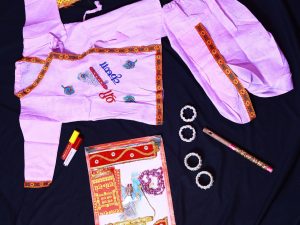 Krishna Costume With cotton Dress & Accessories