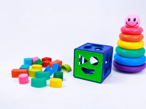 Shape Sorter Cube & Smiley Stacking Ring